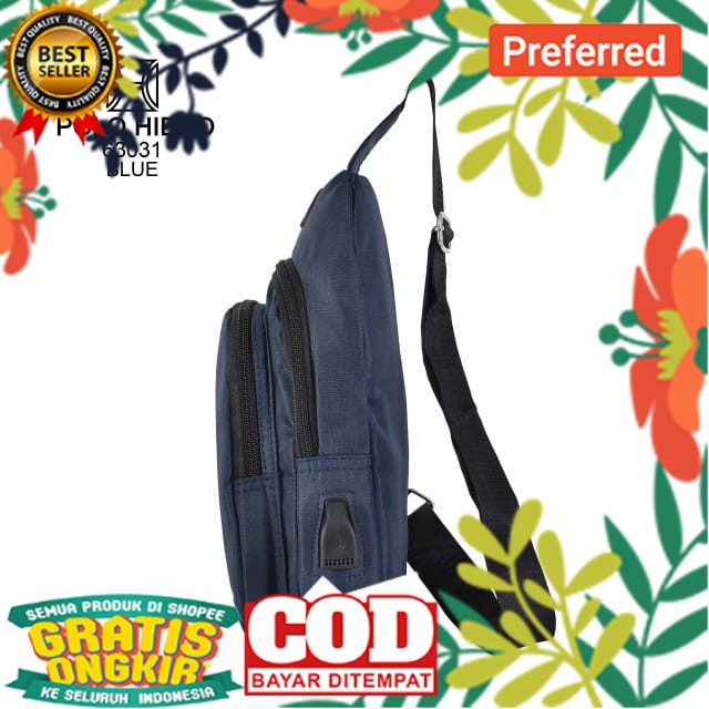 Tas Selempang Pria New Arrival Original Polo Heiro 63031  Bagus// TAS KEREN KEKINIAN TERMURAH/ TAS S