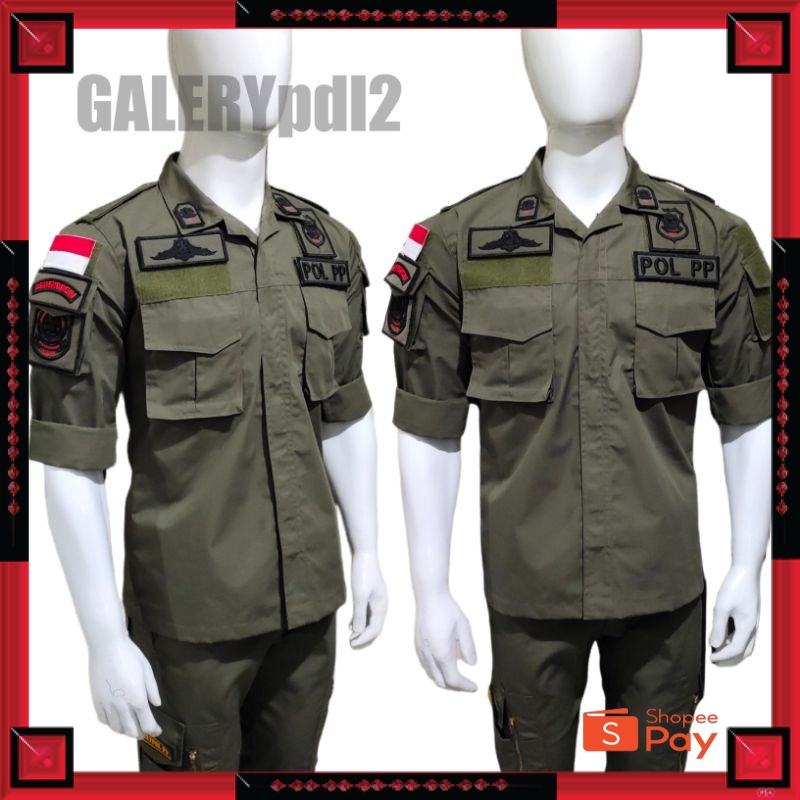 12.12 SERAGAM SALE / baju PDL POL PP Seragam pdl pol PP atribut satpol pp LENGKAP