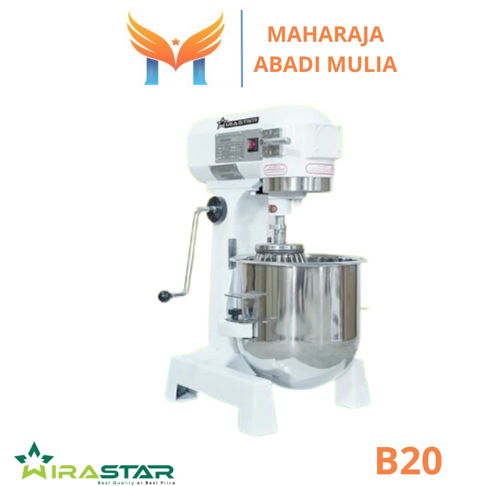 Planetary Mixer 20 Liter Wirastar B20 Mixer Roti 20 Liter Garansi Resmi