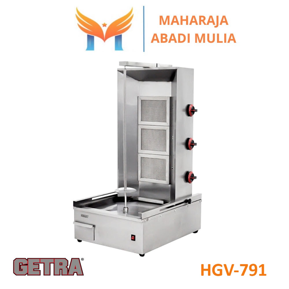 Panggangan Daging Kebab Getra Hgv-791 Gas Kebab Grill Garansi Resmi