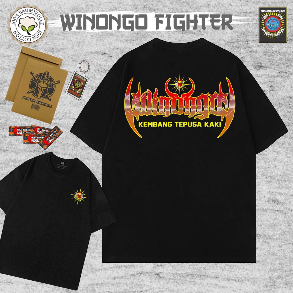 Kaos Pshw Setia Hati Winongo WINONGO-STORM T-shirt STK Boy Winongo Fighter Premium