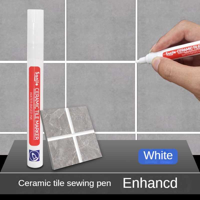 

Sanjie Tile Grout Marker Reform Wall Seam Pen Spidol Nat Keramik - S-138 -TC1