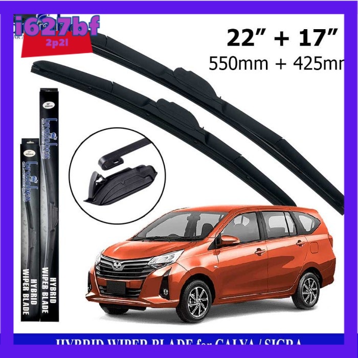 HIGH QUALITY Hybrid Wiper Blade Calya Sigra Wiper Mobil Karet