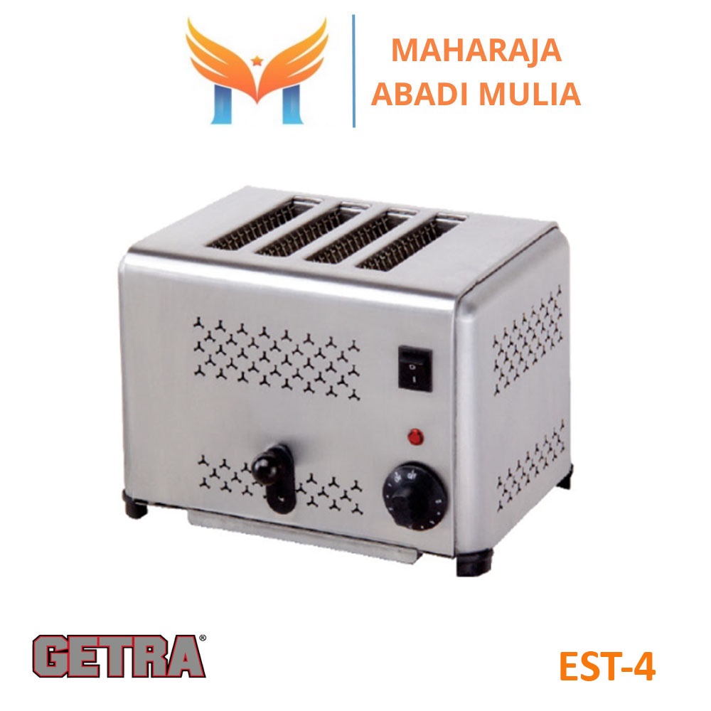 Pemanggang Roti Tawar Getra Est-4 Manual Toaster Garansi Resmi