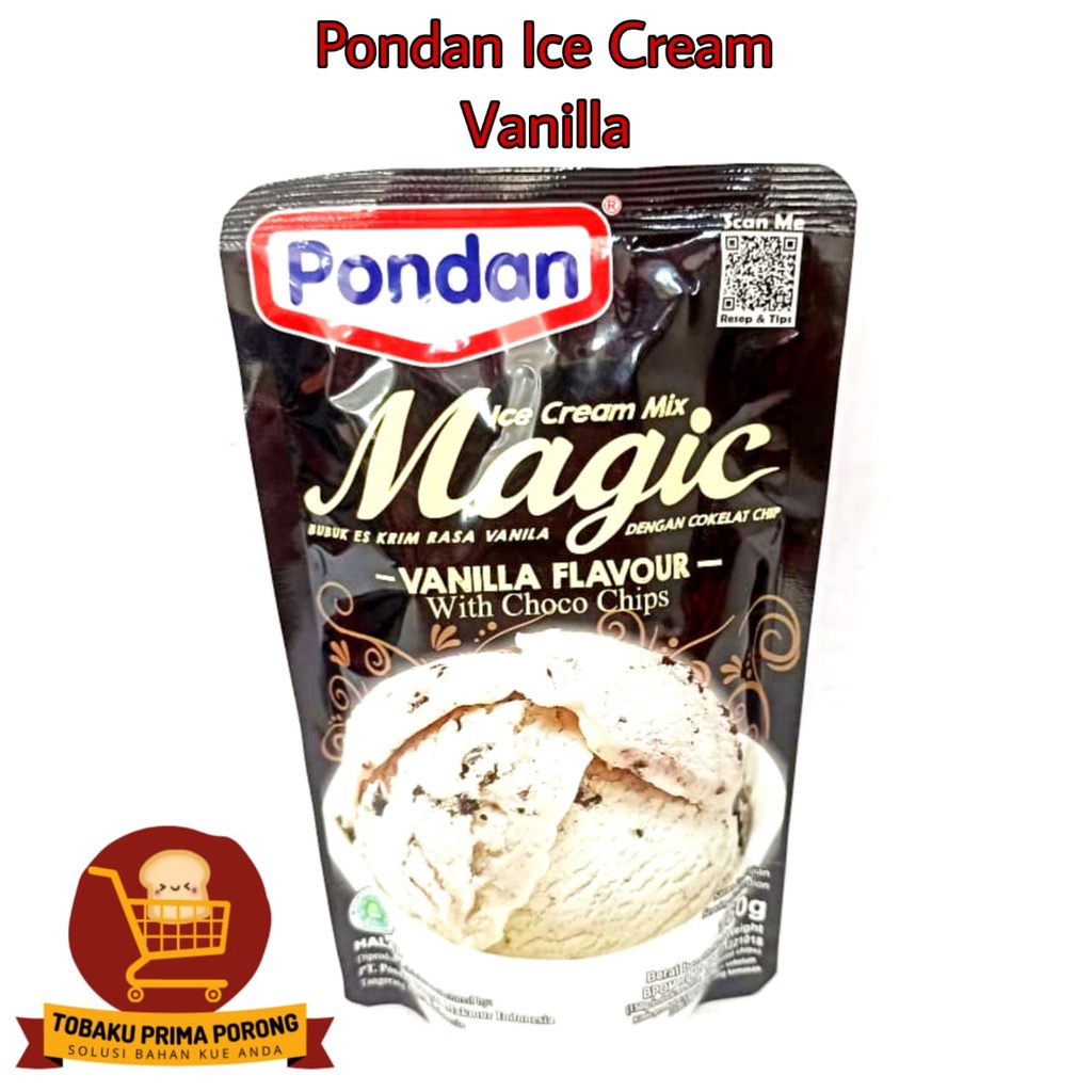 

PONDAN ICE CREAM VANILA CHOCO CHIPS - 160 g