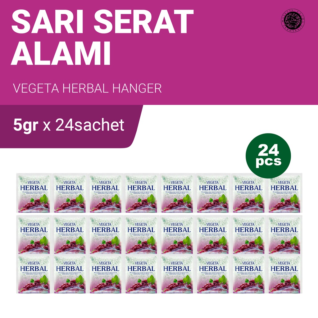 

Vegeta Herbal Hanger 12'S X 5 Gr (1 pack) - Twinpack 2pcs