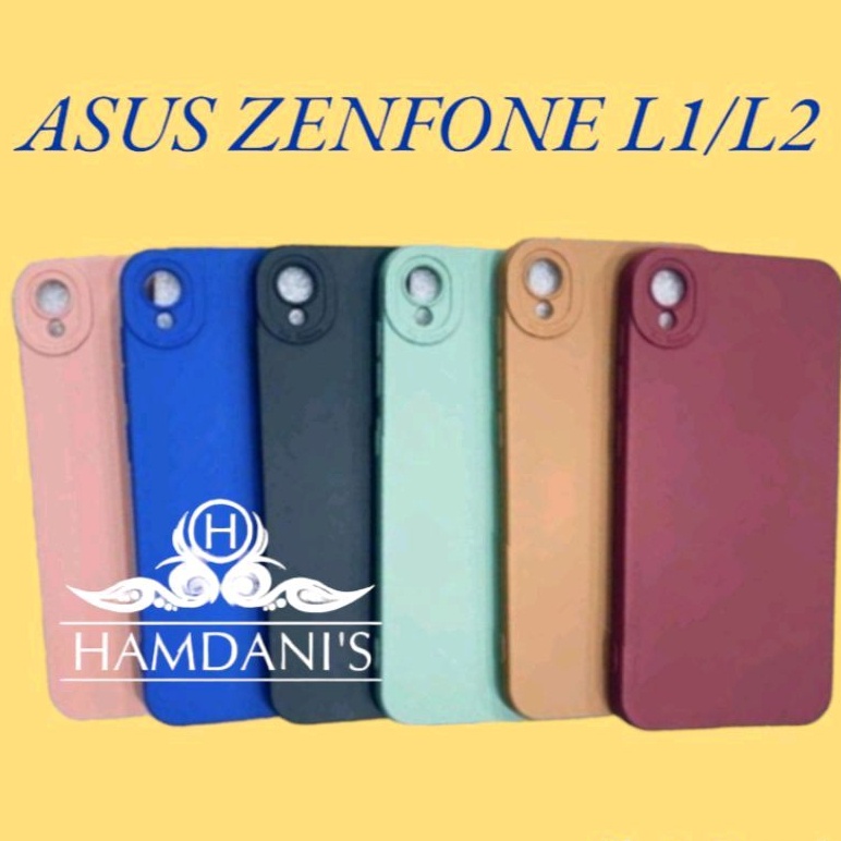 SoftCase Casing Asus Zenfone Live L1 L2 ZA550KL Silikon  procamera pelindung belakang hp +camera