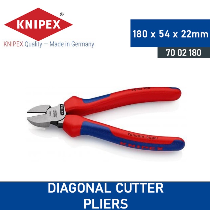 Knipex Tang Potong 70 02 180 Diagonal Cutter