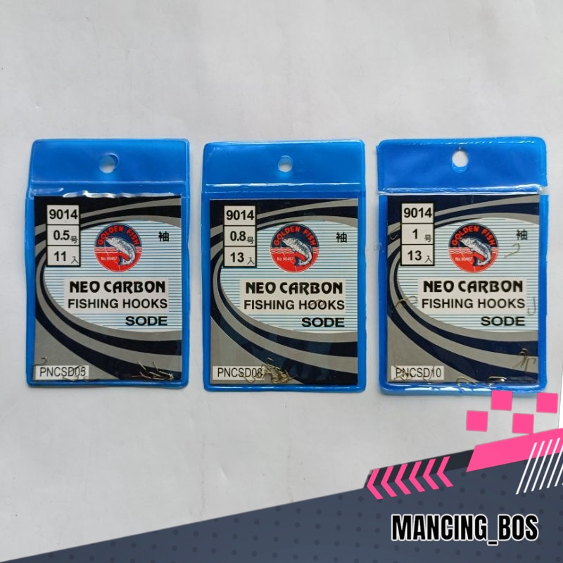 Neo carbon 9014 sode - Kail pancing neo carbon golden fish