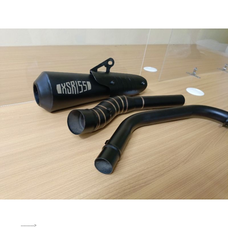 Knalpot Racing Yamaha XSR 155 Xsr155 Model Japs Heritage Bonus DB Killer Suara Bas Adem motor