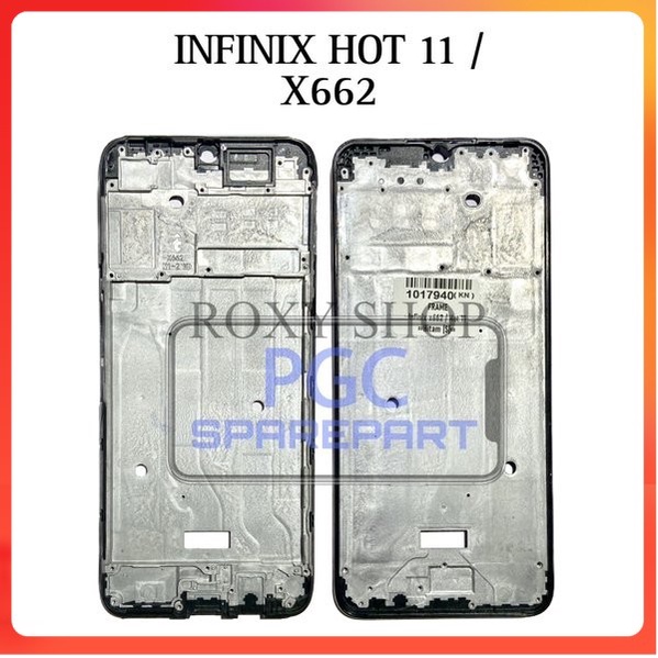 Frame Bezel Tulang Tengah Infinix Hot 11 / X662 / X662B Dudukan Mesin