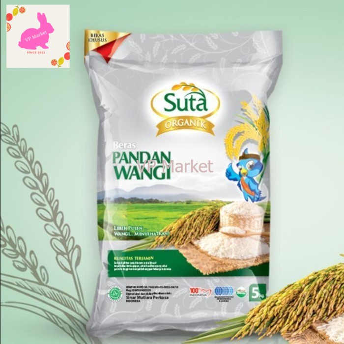 

Beras Suta Pandan Wangi Organik 5kg