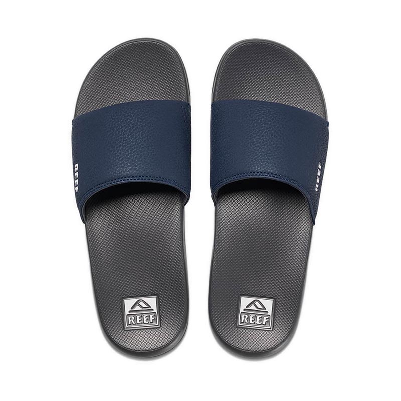 REEF ONE MENS SLIDE - NAVY/WHITE