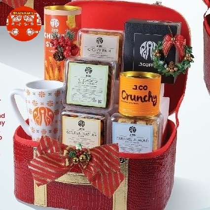 

Parcel Natal Christmas Kue Kering JCO Venus / Hampers Natal Venus