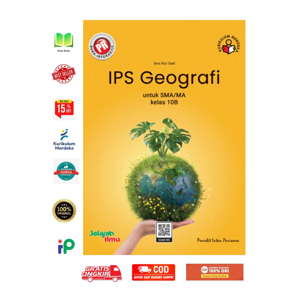 Buku PR/LKS interaktif GEOGRAFI SMA Kelas 10 Semester 2 Kurikulum Merdeka Tahun 2024 TERBARU