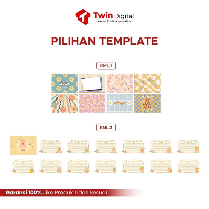 

Kalender Duduk Custom A5 Kalender Meja Tahun Baru - Kalender Duduk - Potrait, 8 Lembar