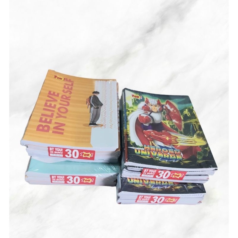 

10 PCS BUKU TULIS MURAH 30 LEMBAR MERK YOU BY KIKY