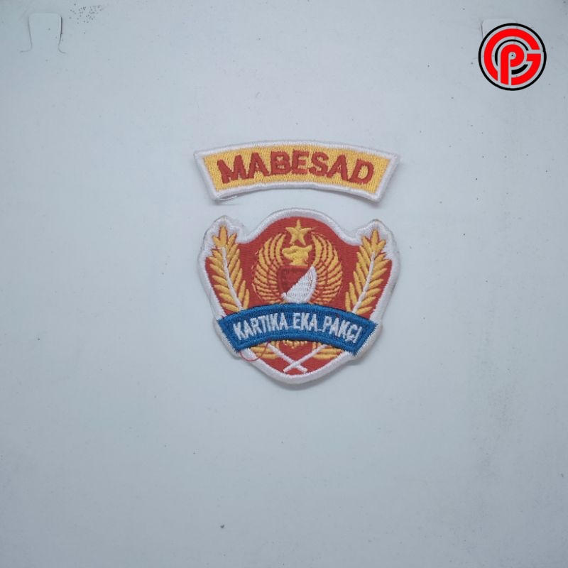 Best Seller Logo Bordir Mabesad TNI / Bordir Mabesad TNI / Bordir Logo Mabesad TNI / Logo Mabesad TN