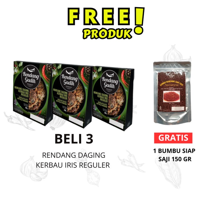 

PAKET 3 PCS KERBAU IRIS REGULER TP