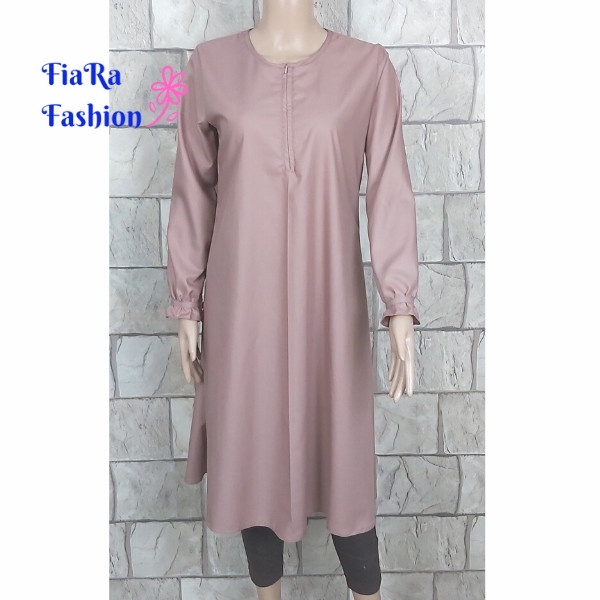 Tunik Katun Toyobo Jumbo / Bt.01 - Hitam, S