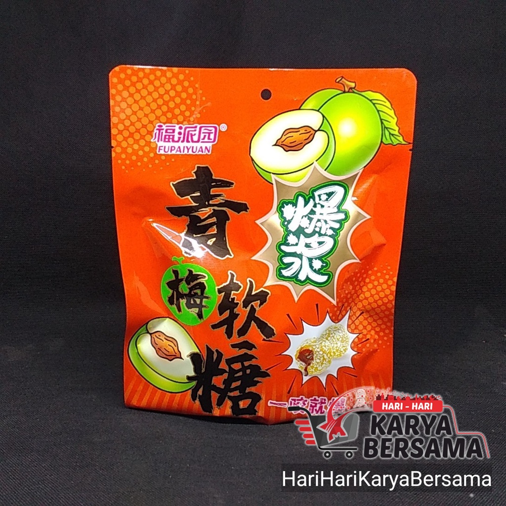 

PERMEN LUNAK FUPAIYUAN QING MEI PERMEN LUNAK ISI PLUM 180GR