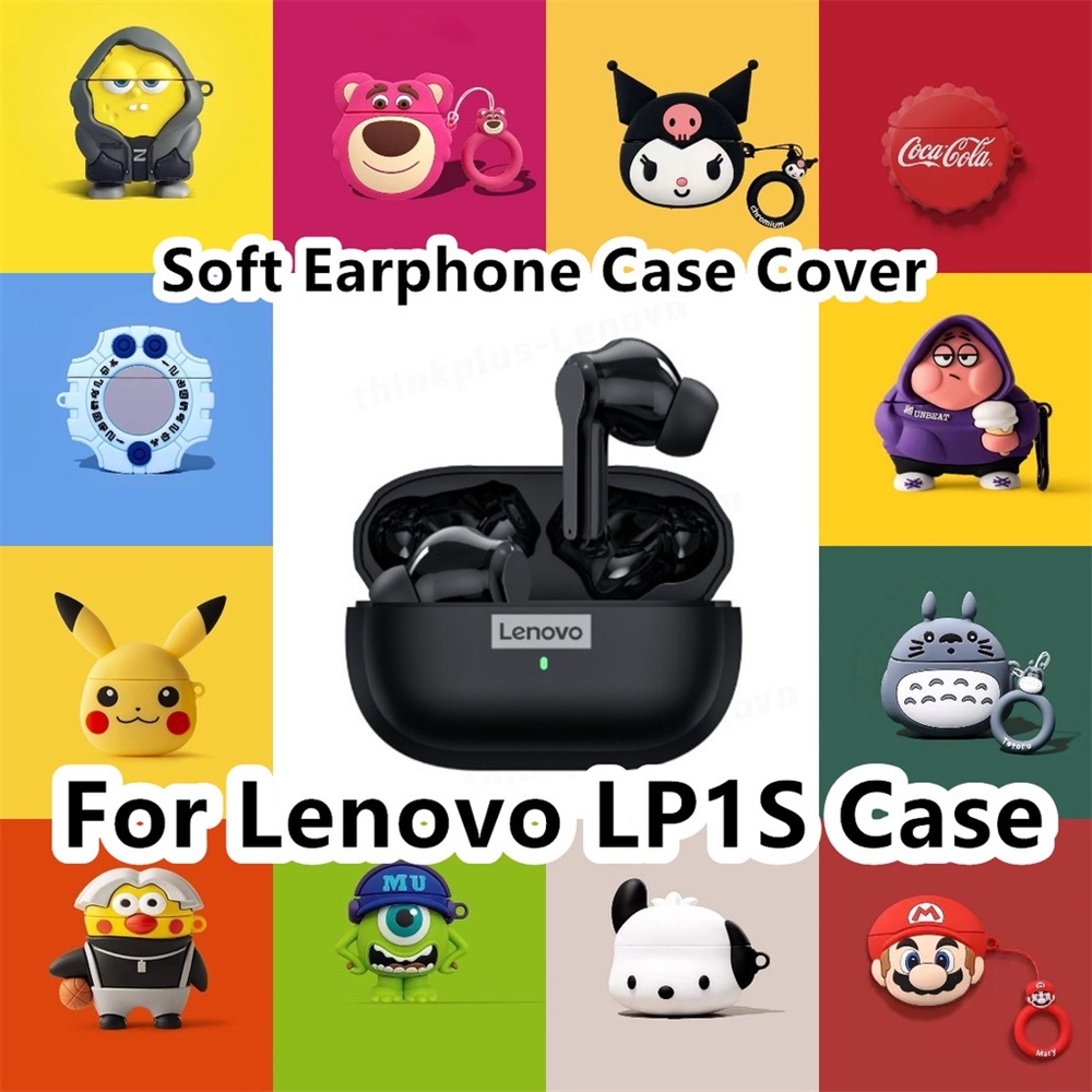 3Cideas Untuk Lenovo LP1S Case Kartun Bola Poké Soft Silicone Earphone Case Cover