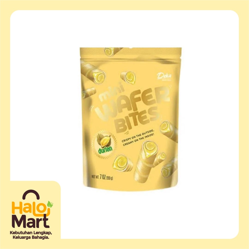 

Deka Mini Wafer Bites Rasa Durian 72Gr