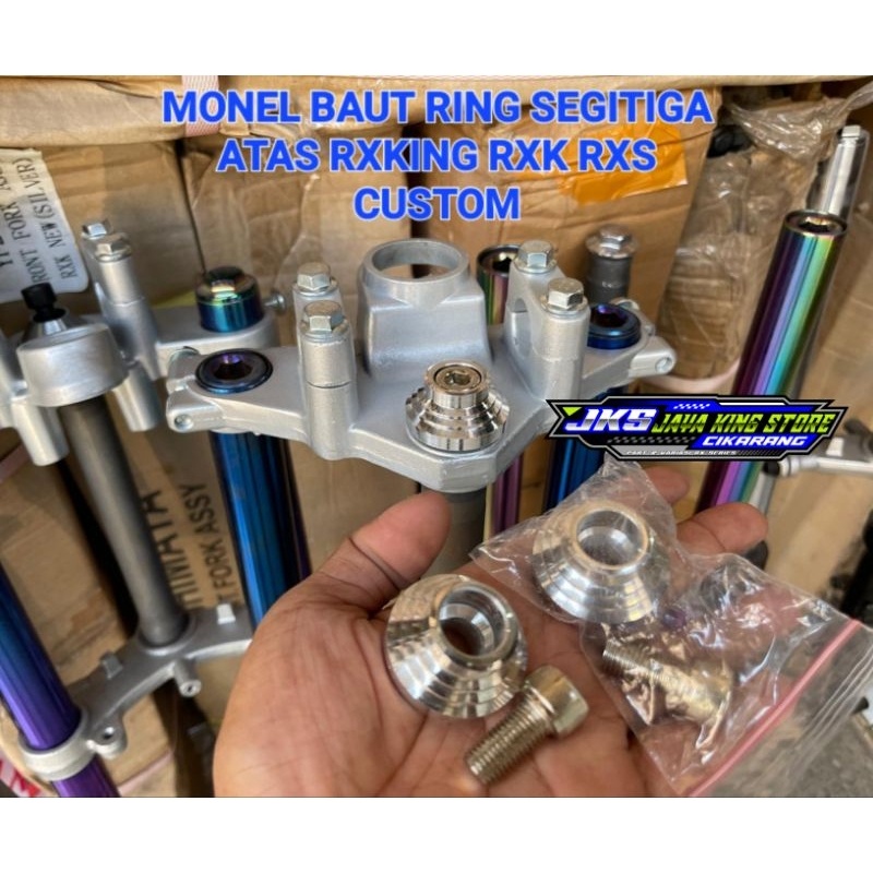 Baut dan Ring Segitiga Atas Motor RX King Custom JKM