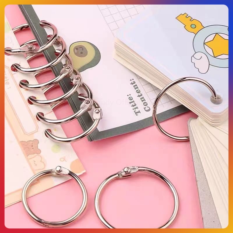 

Contoh Buku Cincin Logam Cincin Pemisah/Binder/Binder Cincin 20-40mm