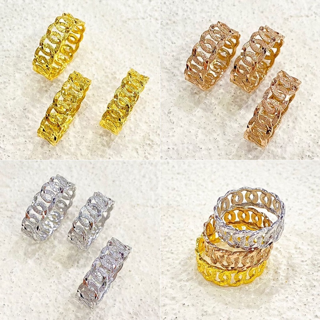 Cincin anak dan dewasa emas asli kadar 700 70 16k 750 75 17k 22 2 gr rantai penuh keliling kuning go