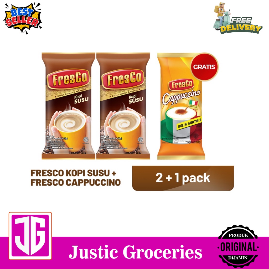 

[Buy 2 Get 1] Paket Fresco Mix 4