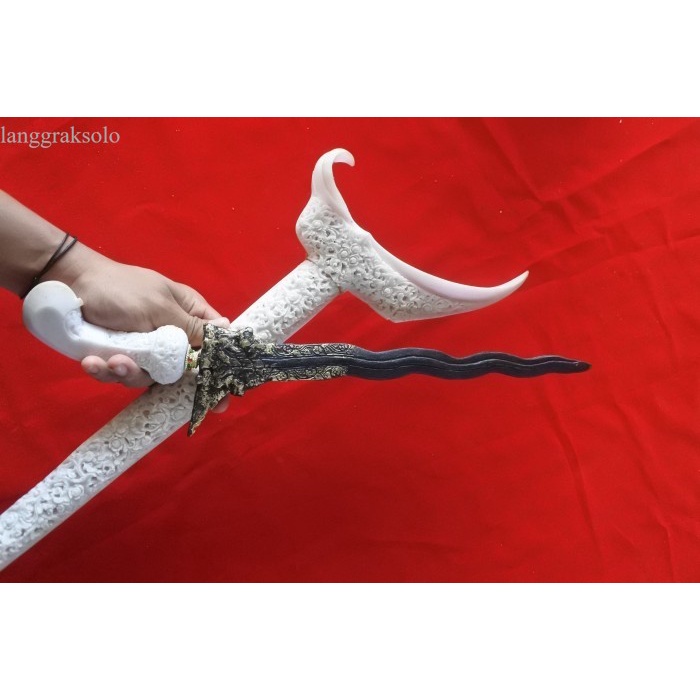 

termurah keris naga penganten kinatah ladrang ggkw antik - bilah saja WKP