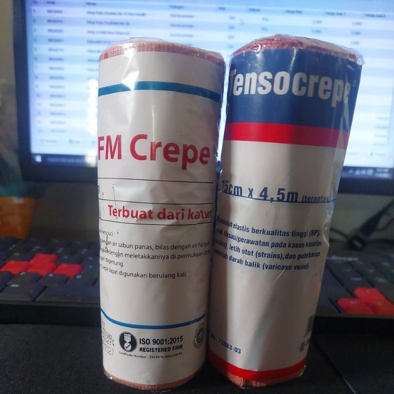 Perban Elastis 15cm x 4.5 m Tensocrepe