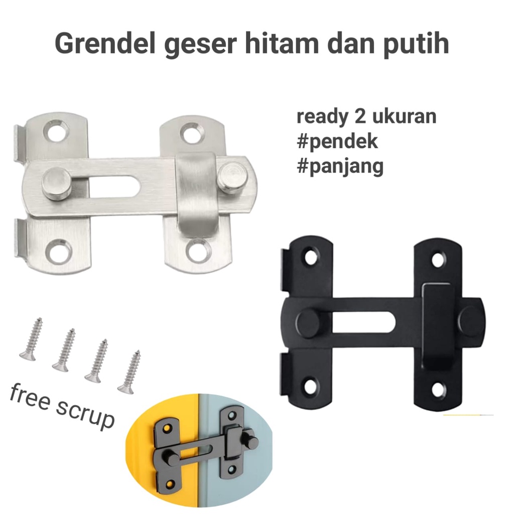 grendel kait pintu geser ,kunci sleding door, grendel lurus modern,grendel selot antik