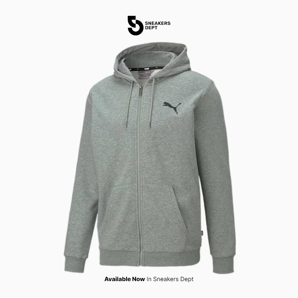 PUMA Jaket Pria ESS SMALL LOGO FZ HOODIE TR 68085953 ORIGINAL