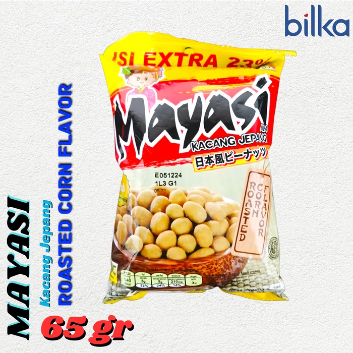 

MAYASI Kacang Jepang Rasa Jagung Bakar 65gr