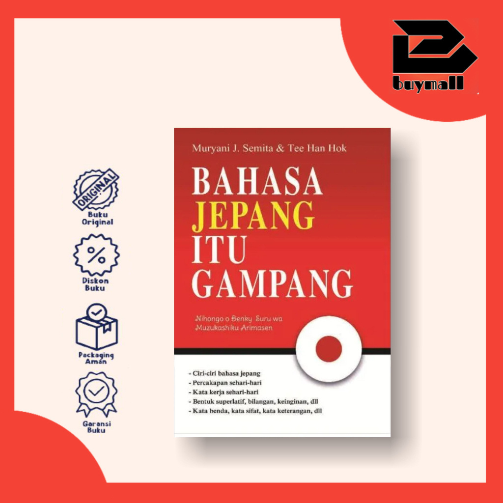BUYMAL - TERBARU // Buku Bahasa Jepang itu Gampang