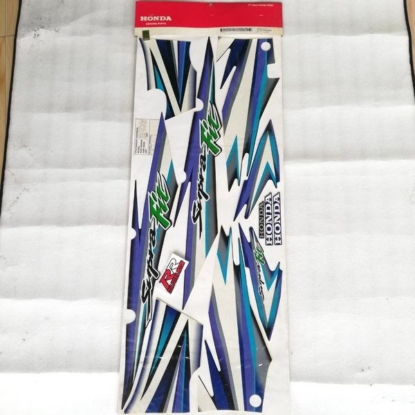 grafik graphic grapik sticer stiker sticker striping body bodi original ori honda supra fit lama old