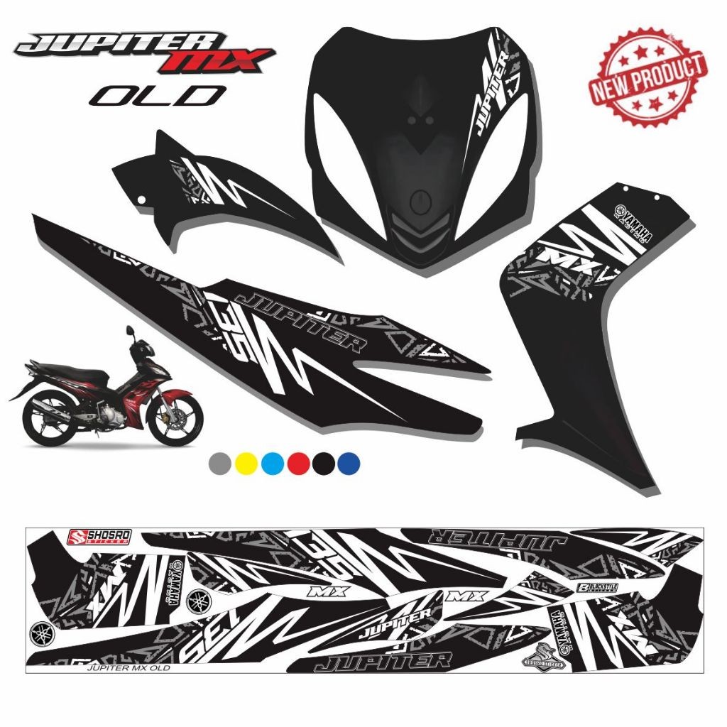 STRIPING JUPITER MX LAMA / STIKER STRIPING VARIASI JUPITER MX OLD KARBU VARIASI KEREN