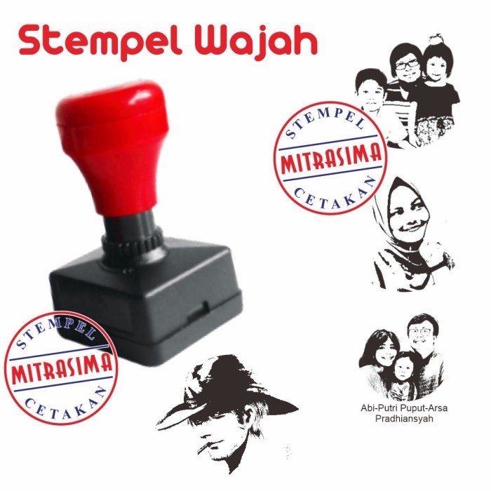 

Stempel photo Foto wajah orang