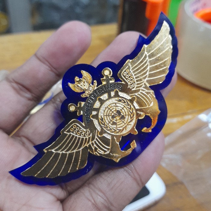 wings sea farers dasar biru/wings pelaut mahnet