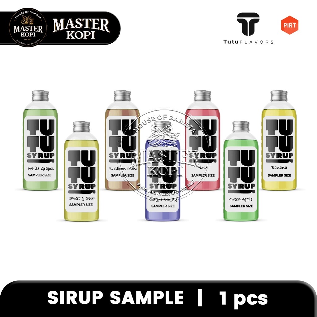 

Sirup Tutu Sample 100ml Repack Syrup Minuman Aneka Rasa High Quality Fruit Syrup