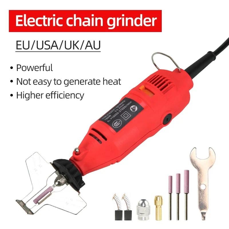 

Electric Chainsaw Chain Sharpener EU USA UK AU Grinding Chain Machine Saw Chain Fast Portable Handheld Electric File