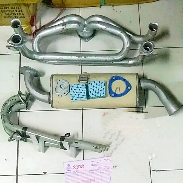 KNALPOT VW THUNDEBIRD KOMPLIT UNTUK MOBIL VW DI SPAREPART VW berkualitas