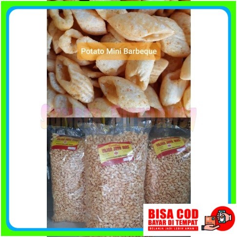 

Potato mini BBQ kemasan 1 kilogram snack kiloan