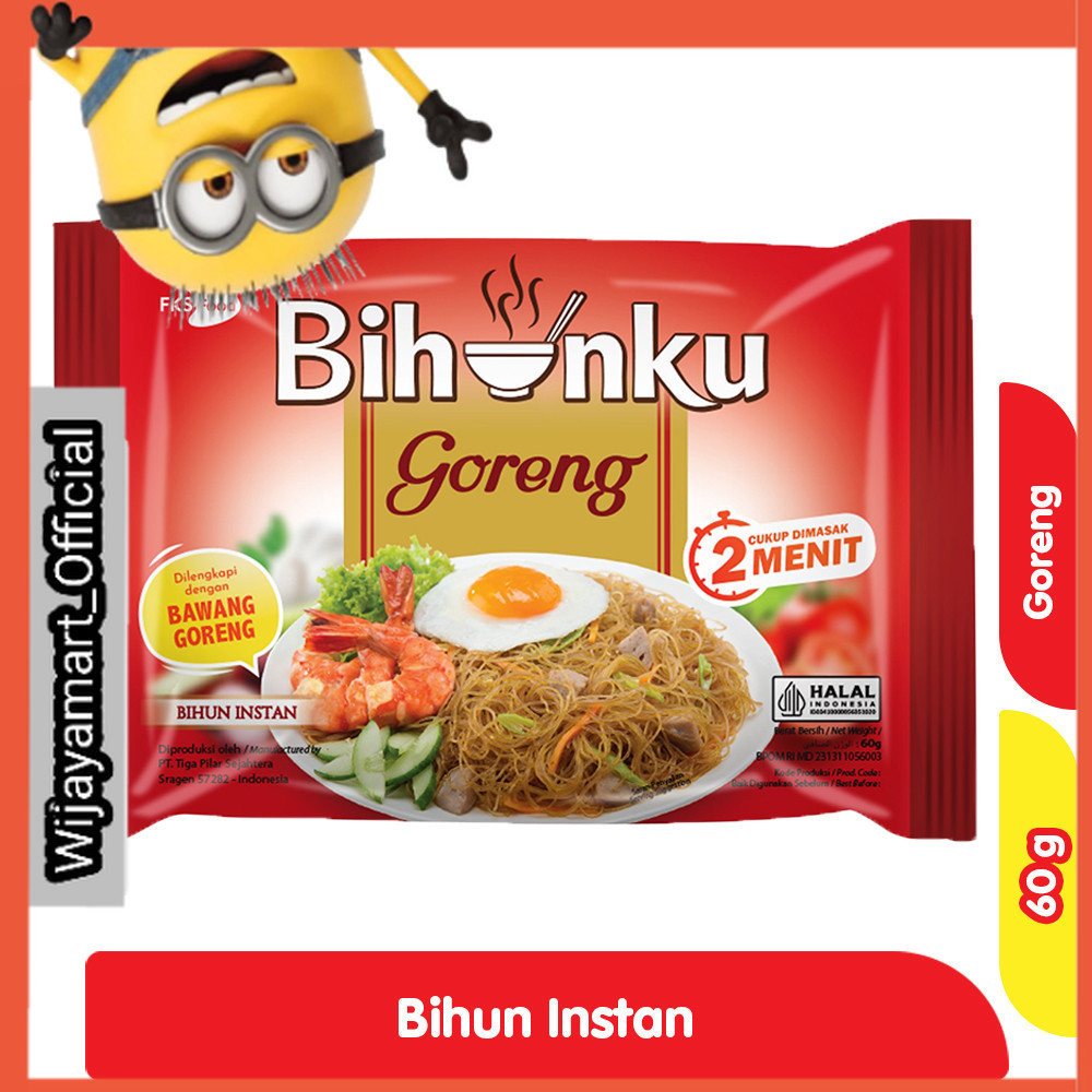 

Bihunku Bihun Instan Goreng 60 g