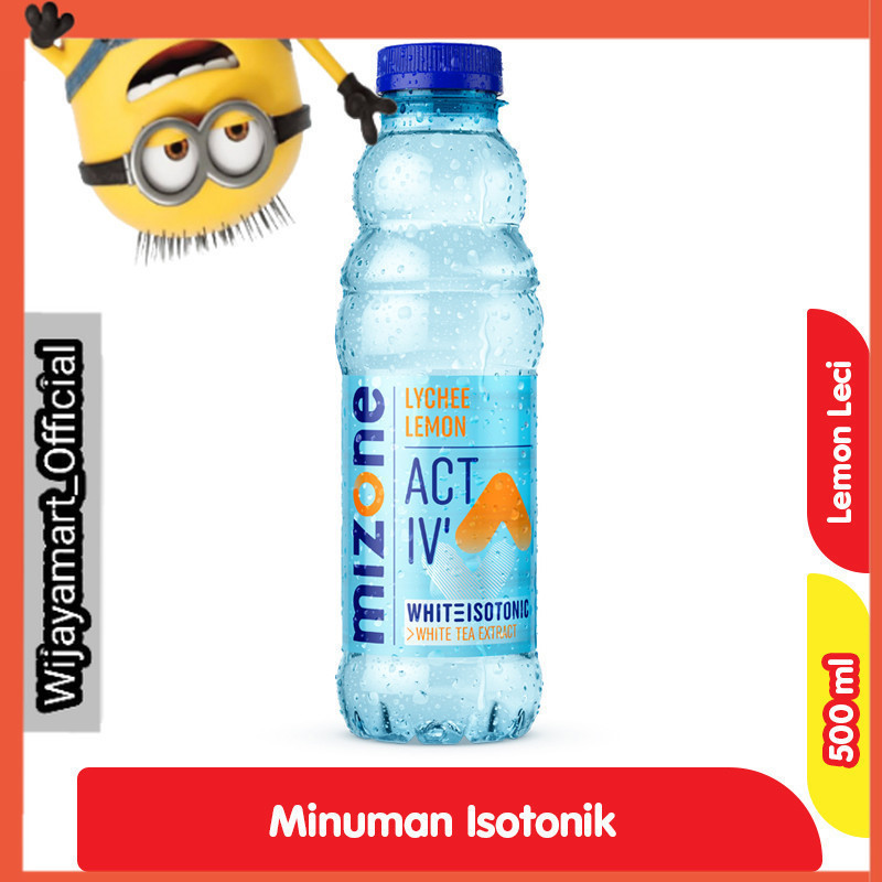 

Mizone Activ Minuman Isotonik Lemon Leci 500 ml