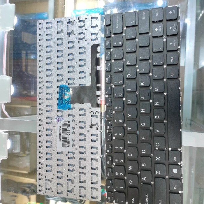 KEYBOARD LAPTOP LENOVO IDEAPAD 110-14IBR TOMBOL POWER 110 14AST 14ISK -JP