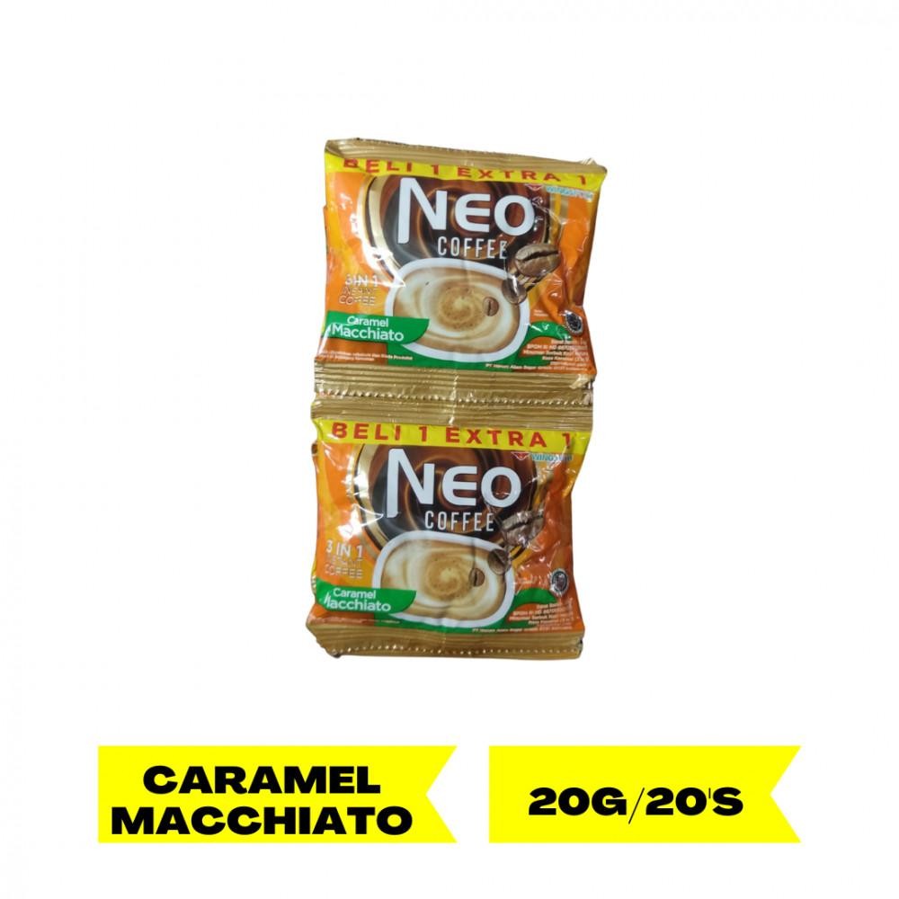 

KOPI NEO 3 IN 1 VARIAN CARAMEL MACCHIATO 1 RT ISI 15 PCS