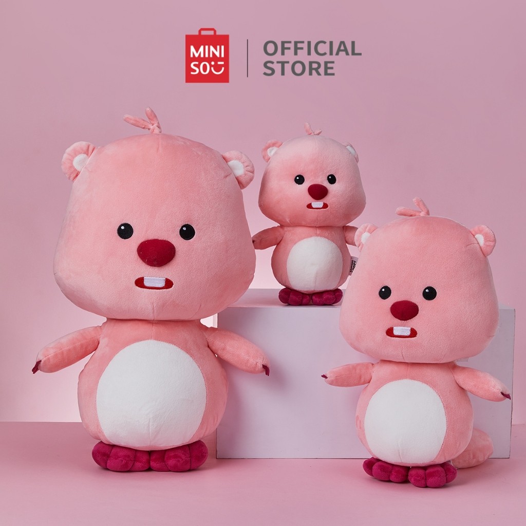 KNH75 Miniso x Zanmang Loopy Collection Boneka Plush Toy Mainan Mewah Hadiah Anak-anak Yang Lucu Bon